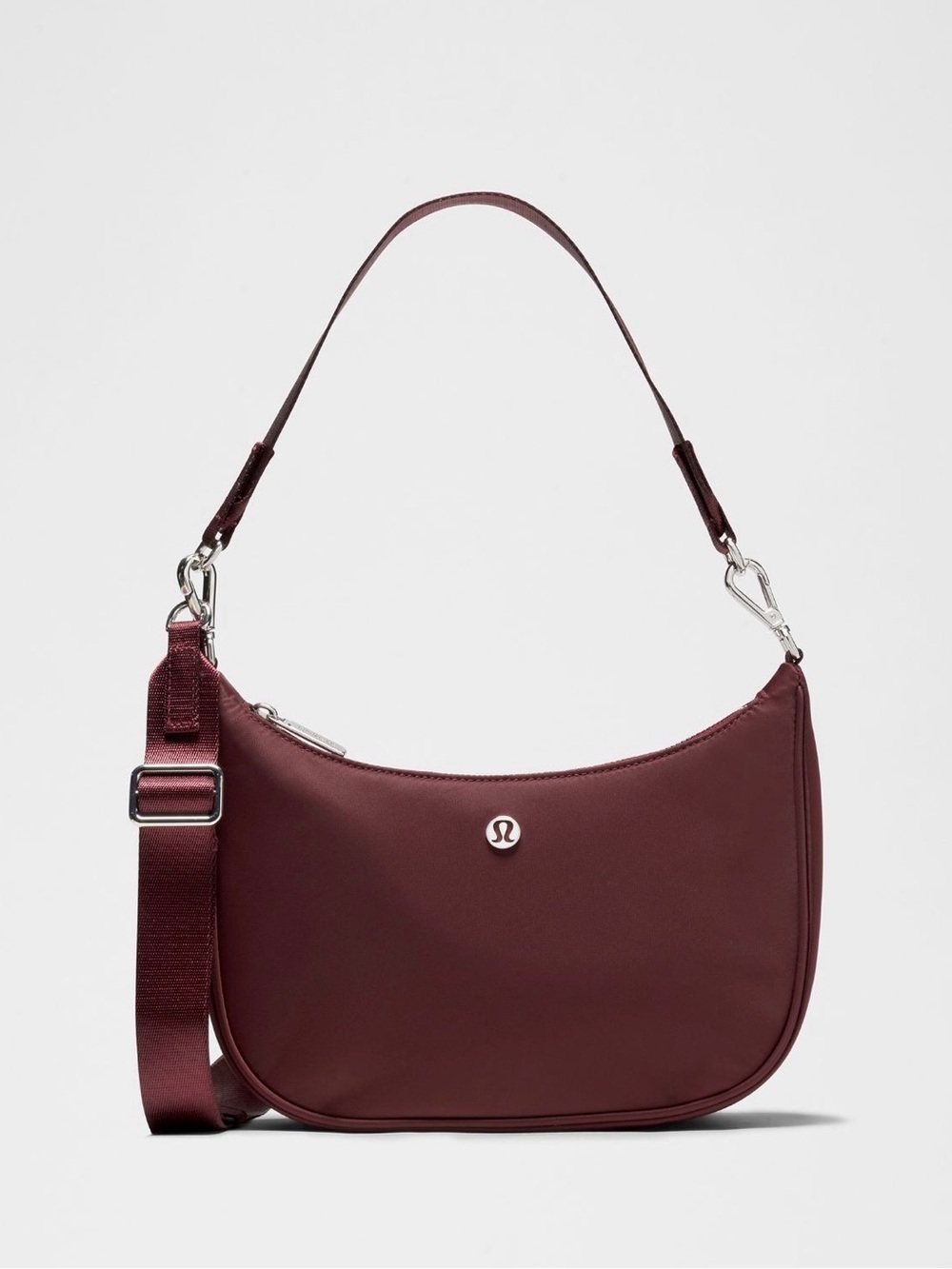 NWT Lululemon athletica City Essentials Small Shoulder Bag 3L Burgundy Bay